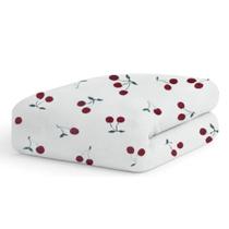 Manta Cerejas Habitat Casal Queen Toque Macio