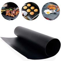 Manta Churrasqueira Teflon Multiuso Antiaderente para Churrasco e Grill reutilizável Manta Churrasqueira Teflon Multiuso Antiaderente para Churrasco e Grill reutilizável