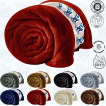 Manta Cobertor 2,00m x 1,8m Casal Microfibra Fleece Lisa Manta Cobertor 2,00m x 1,8m Casal Microfibra Fleece Lisa