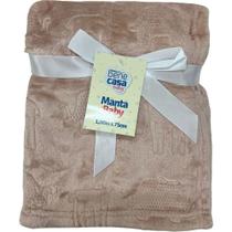 Manta Cobertor Bebê 100X75 Flannel Fleece
