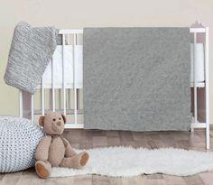 Manta cobertor bebe Confort microfibra Cinza 90 x 110 cm - 100% poliéster