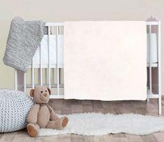 Manta cobertor bebe Confort microfibra Pérola 90 x 110 cm - 100% poliéster