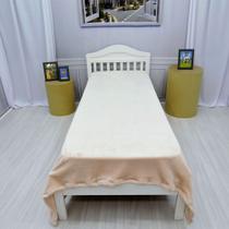 Manta Cobertor Bege Solteiro Fleece Leve e Macio Inverno Manta Cobertor Bege Solteiro Fleece Leve e Macio Inverno