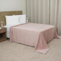 Manta Cobertor Casal Delicatta 1 Peça 2,20m x 2,40m 100% Poliéster Mantinha Fleece Bolinha