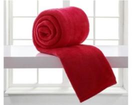 Manta Cobertor Casal Gigante MIcrofibra Toque Macio Lisa 1.80 x 2.00