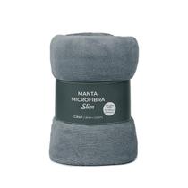 Manta Cobertor Casal Microfibra Slim 1,80m x 2,00m
