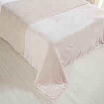 Manta Cobertor Casal Realce Flannel e Sherpa Lã de Carneiro TALCO - Tessi