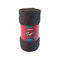 MANTA COBERTOR CASAL SOFT TEXTURA MICROFIBRA 1,80m x 2,20m - Bella Casa/Colorful