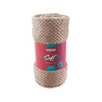 MANTA COBERTOR CASAL SOFT TEXTURA MICROFIBRA 1,80m x 2,20m - Bella Casa/Colorful