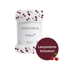 Manta Cobertor Cereja Queen