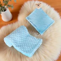 Manta Cobertor de Bebê com Naninha Para Menina Menino Infantil Mantinha Premium 02 Peças Manta Cobertor de Bebê com Naninha Para Menina Menino Infantil Mantinha Premium 02 Peças