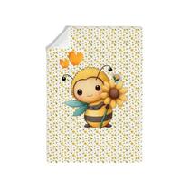 Manta Cobertor De Bebê Estampada 1,80 x 1m Menina e Menino Cobertinha De Berço - 014