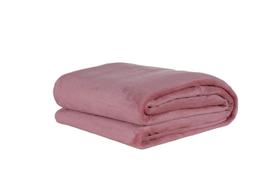Manta Cobertor de Microfibra Queen Antialèrgica Soft Lisa Flannel Quentinha Corttex