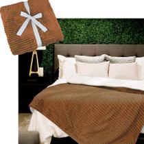 Manta Cobertor Edredom Dupla Face Microfibra King Extra Macio Carneiro Reversa