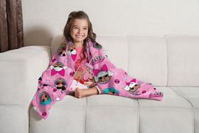 Manta Cobertor Fleece de Sofá Estampada Lol Infantil Disney
