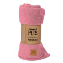 Manta Cobertor Fleece Pet Rosa Cachorro e Gato