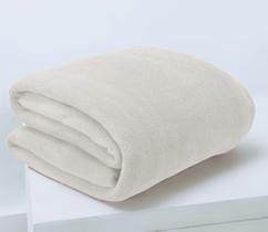 Manta Cobertor Fleece Soft Cama Casal Padrão - Cores
