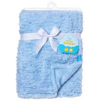 Manta Cobertor Infantil Antialérgico Macio Soft p Bebê Azul