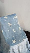 Manta Cobertor Infantil Brilha No Escuro 2x1,8m Antialérgico