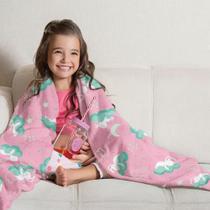 Manta Cobertor Infantil Fleece Brilha Escuro Glow Lepper
