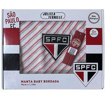 Manta Cobertor Infantil Microfibra Bordada São Paulo 90x1,10m - Jolitex Ternille - Jolitex Baby Manta Cobertor Infantil Microfibra Bordada São Paulo 90x1,10m - Jolitex Ternille - Jolitex Baby