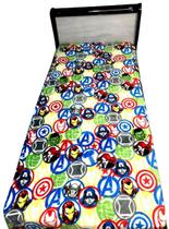 Manta Cobertor Infantil Para Cama De Solteiro Inverno Os Vingadores Avengers - Heróis - Marvel