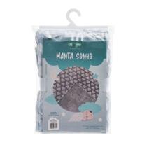 Manta Cobertor Infantil Sonho - Corações - Loani