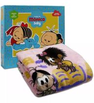 Manta / Cobertor Luxo Turma Monica Bebê Menina Jolitex Rosa Manta / Cobertor Luxo Turma Monica Bebê Menina Jolitex Rosa
