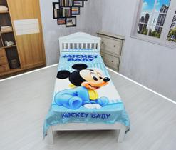 Manta Cobertor Mickey Baby Solteiro Ultrasoft Macia Infantil