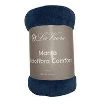 Manta Cobertor Microfibra Comfort Macia Lisa Solteiro 1,50x2,20m