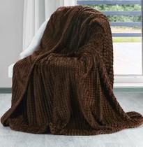 Manta Cobertor Microfibra Stripes Flannel Queen