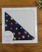 Manta Cobertor para Bebê Microfibra com Sherpa ESTRELA MARINHO 1 Peça Manta Cobertor para Bebê Microfibra com Sherpa ESTRELA MARINHO 1 Peça