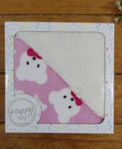 Manta Cobertor para Bebê Microfibra com Sherpa URSINHA LILÁS 1 Peça Manta Cobertor para Bebê Microfibra com Sherpa URSINHA LILÁS 1 Peça