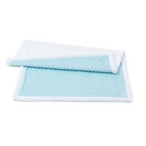 Manta Cobertor para Bebê Pipoquinha Sherpa Microfibra Soft Azul