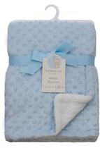 Manta Cobertor Popcorn Camesa Azul