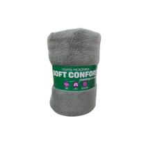 Manta Cobertor Soft Casal Microfibra Toque Veludo Fleece - AGF TEXTIL