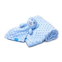 Manta Cobertor Soft Com Naninha Urso Bebê Antialérgico