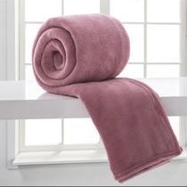 Manta Cobertor Soft Lisa Casal Microfibra Rosa Chiclete
