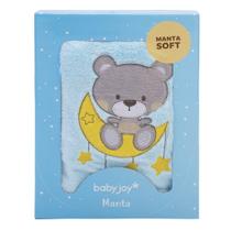 Manta Cobertor Soft Microfibra Bordada Bebê 85CMX1.00CM - Baby Joy