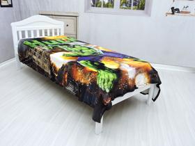 Manta Cobertor Solteiro Ultrasoft Inverno Hulk Infantil