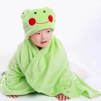 Manta Cobertor Toalha de Banho com Capuz para Bebê Criança Lorben Manto Bichinhos Fleece Macio