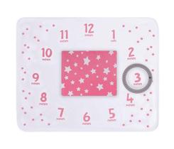 Manta Colibri Mesversário Menina Rosa