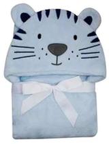 Manta Com Capuz Tigre Azul