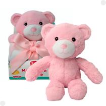 Manta Com Pelúcia Urso Rosa DMB6742 - DMToys