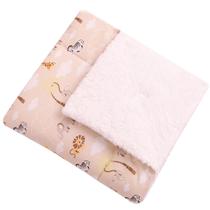 Manta com Sherpa Dupla Face para Bebê Safari 01 Peça - Amora Baby Enxovais Manta com Sherpa Dupla Face para Bebê Safari 01 Peça - Amora Baby Enxovais