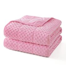 Manta con Peso Topcee Minky Dots para Adultos 6.8 kg 120x180 cm