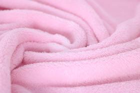Manta confort microfibra 110 x 150 cm rosa claro 100% poliéster