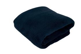 Manta confort microfibra solteiro 140 x 220 cm marinho