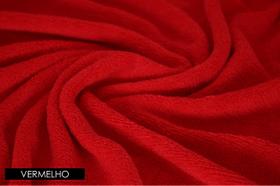 Manta confort microfibra solteiro 140 x 220 cm vermelho