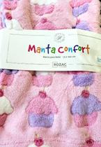 Manta Confort Para Bebê Anti-alégico  - varias estampas
